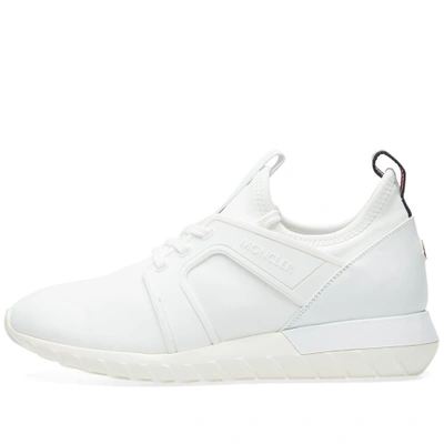 Shop Moncler Emilien Neoprene Sneaker In White