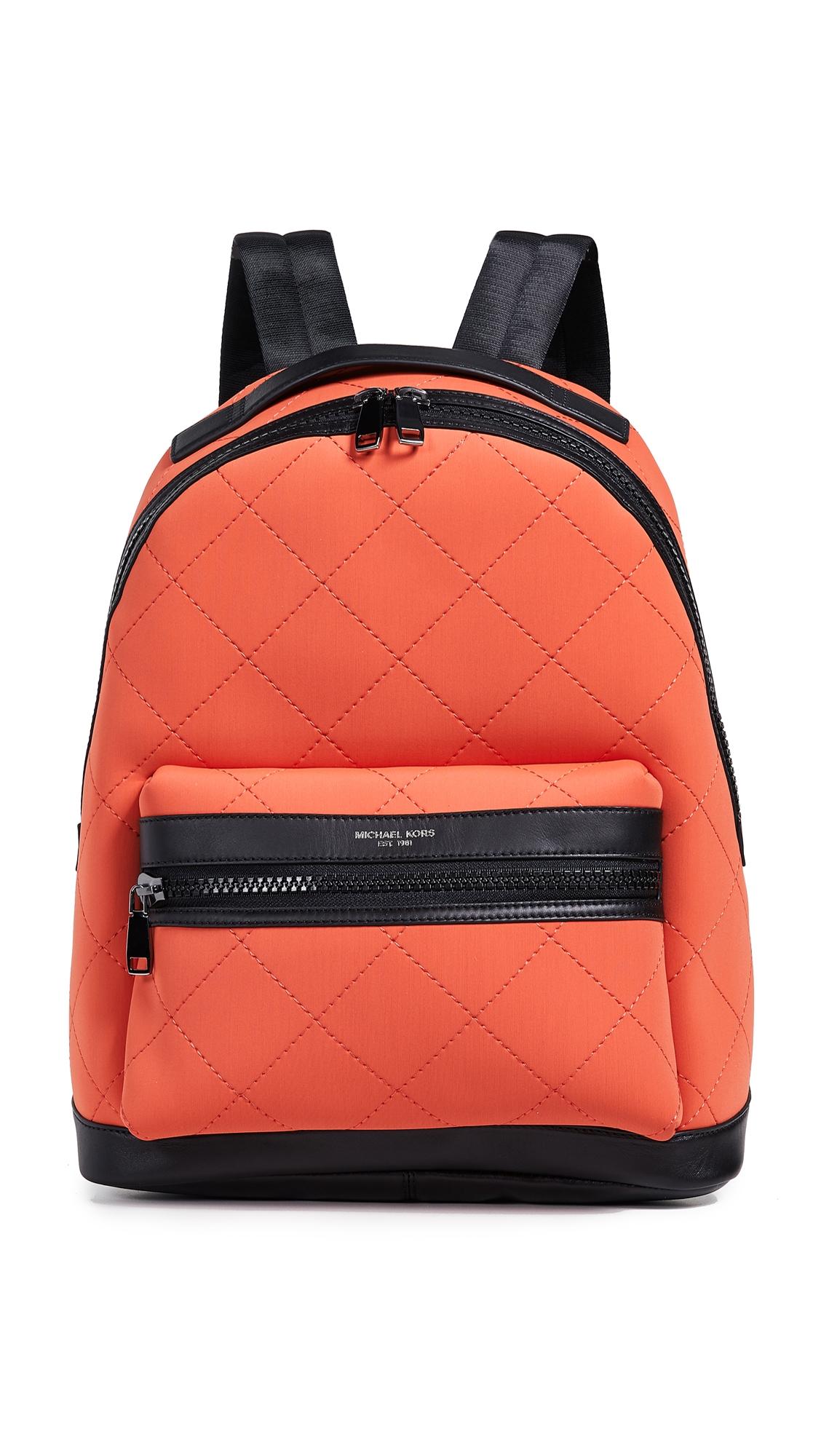 orange michael kors backpack