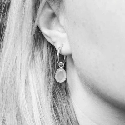 Auree Jewellery Manhattan Gold And Chrysoprase Interchangeable Gemstone Earrings