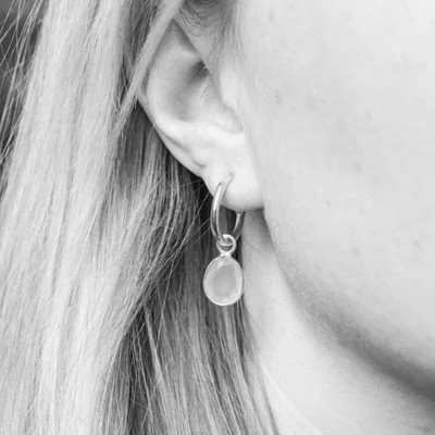 Auree Jewellery Manhattan Gold & Lapis Lazuli Interchangeable Gemstone Earrings