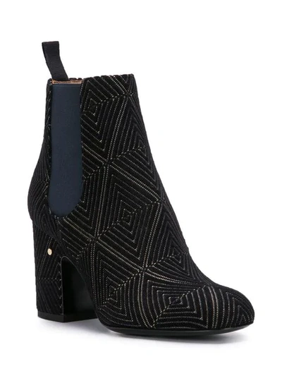 Shop Laurence Dacade Patterned Ankle Boots - Blue