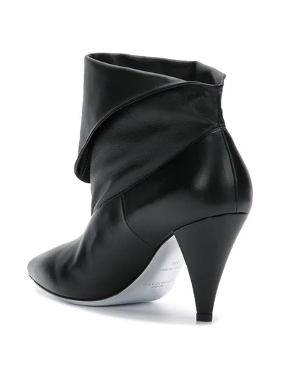 Shop Givenchy Foldover Ankle Boots - Black