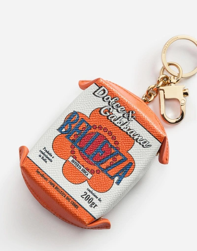 Shop Dolce & Gabbana Keychain In Multicolor