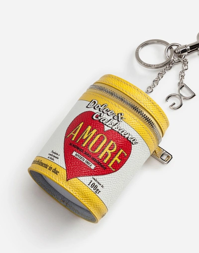 Shop Dolce & Gabbana Keychain In Multicolor