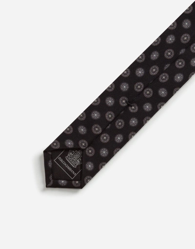 Shop Dolce & Gabbana 4 Cm (1.6”) Silk Blade Tie In Blue