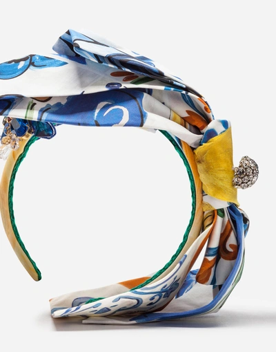 Shop Dolce & Gabbana Headband In Multi-colored