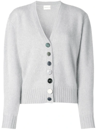 Shop Simon Miller Contrast Button Cardigan - Grey
