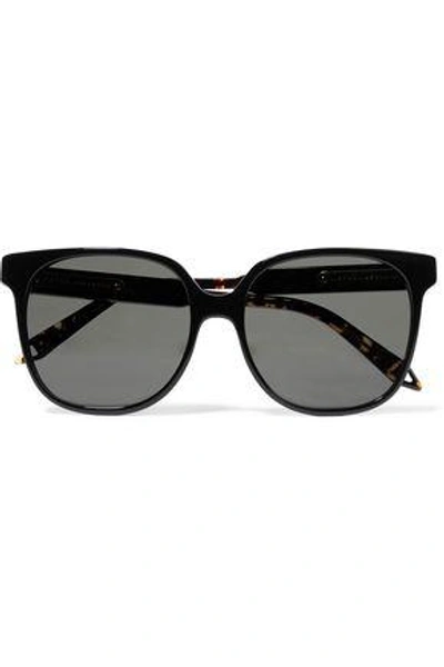 Shop Victoria Beckham Woman D-frame Acetate Sunglasses Black