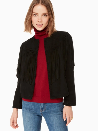 Shop Kate Spade Daisi Jacket In Black