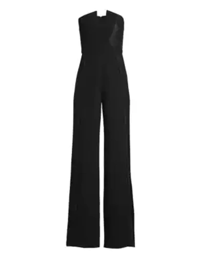 Shop Black Halo Lena Cutout Jumpsuit In Black