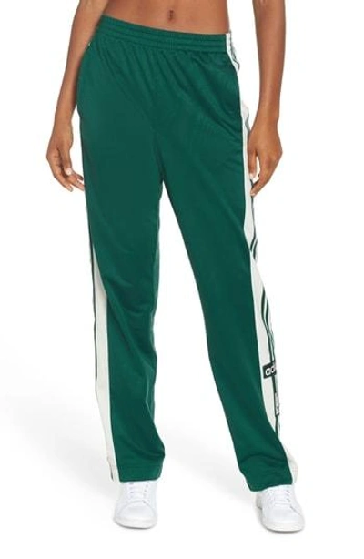 Shop Adidas Originals Adibreak Track Pants In Noble Green