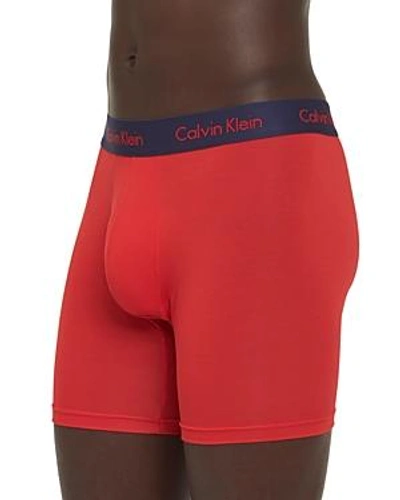 Shop Calvin Klein Body Modal Boxer Briefs In Manic Red