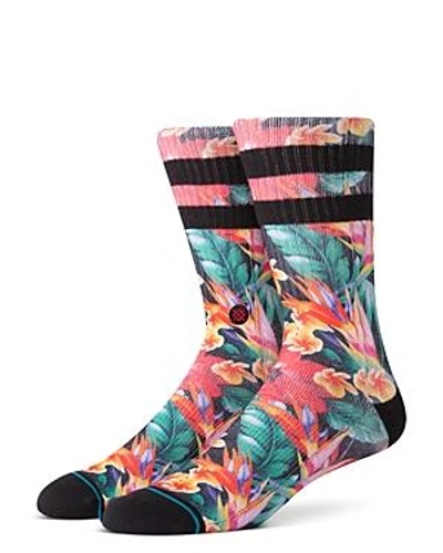 Shop Stance Pau Tropical-print Socks In Floral