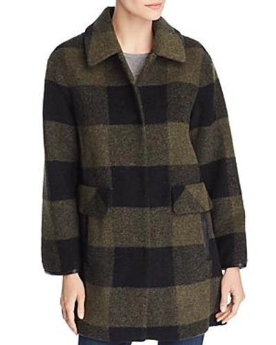 Shop Pendleton Mercer Island Coat In Olive Buffalo