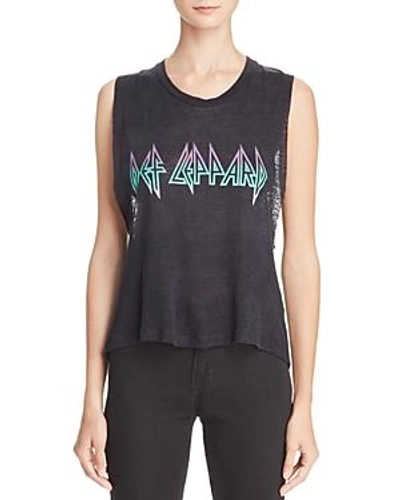 Shop Daydreamer Graphic High/low Muscle Tank In Black