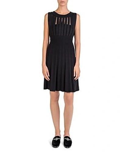 Shop The Kooples Sleeveless Strap-cutout Dress In Black