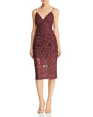 gia lace pencil dress