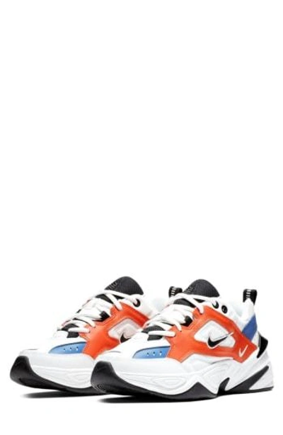 Shop Nike M2k Tekno Sneaker In Summit White/ Black/ Orange