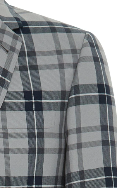 Shop Thom Browne Exclusive Tartan Wool-blend Three-piece Suit In Plaid