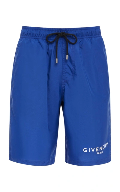 Shop Givenchy Swimshorts In Blue