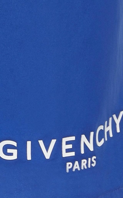 Shop Givenchy Swimshorts In Blue