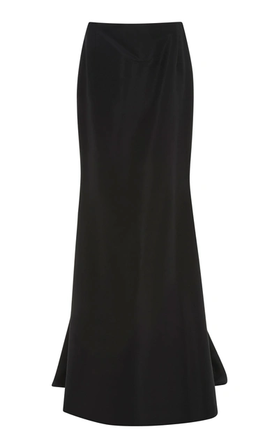 Shop Carolina Herrera Silk-faille Ball Skirt In Black