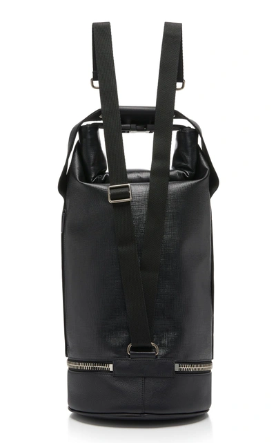 Shop Givenchy Coated Canvas Backpack In Black