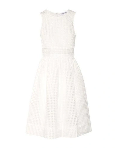 Shop Elizabeth And James Knee-length Dress In White