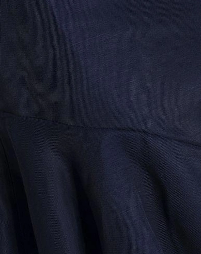 Shop Sandro Mini Skirt In Dark Blue