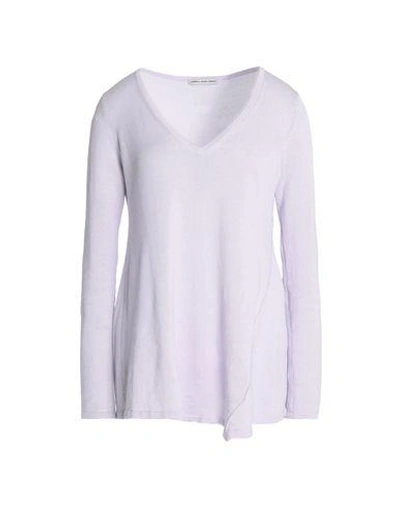 Shop Cotton By Autumn Cashmere Sweaters In Lilac
