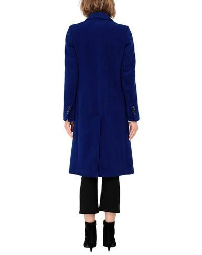 Shop Si-jay Coat In Bright Blue