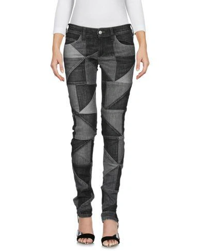 Shop Isabel Marant Denim Pants In Steel Grey
