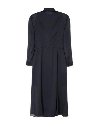 Shop Olivier Theyskens Midi Dress In Black