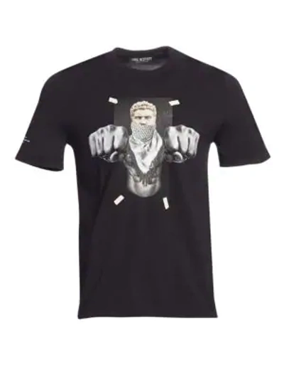 Shop Neil Barrett Boxing Brutus T-shirt In Black