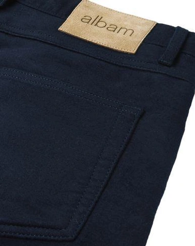 Shop Albam Pants In Dark Blue