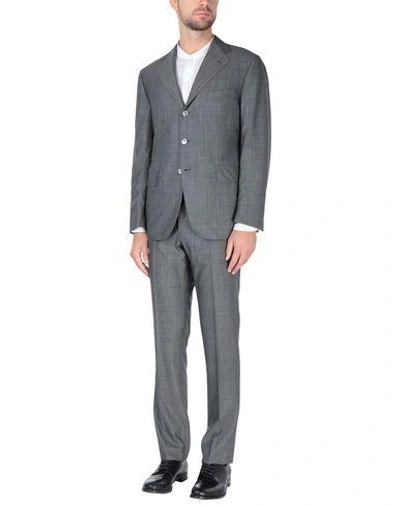 Shop Al Duca D'aosta Suits In Grey