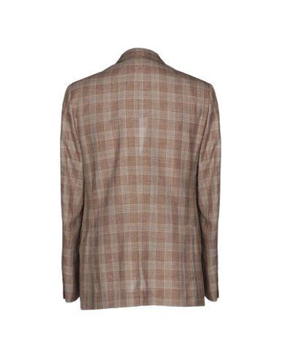 Shop Doriani Blazers In Brown