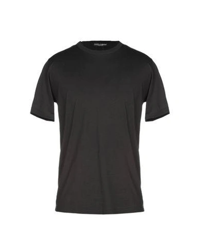 Shop Dolce & Gabbana T-shirt In Steel Grey