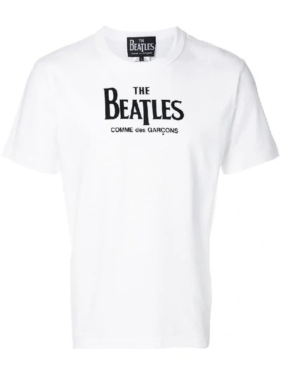 Shop Comme Des Garçons The Beatles X  T-shirt In White