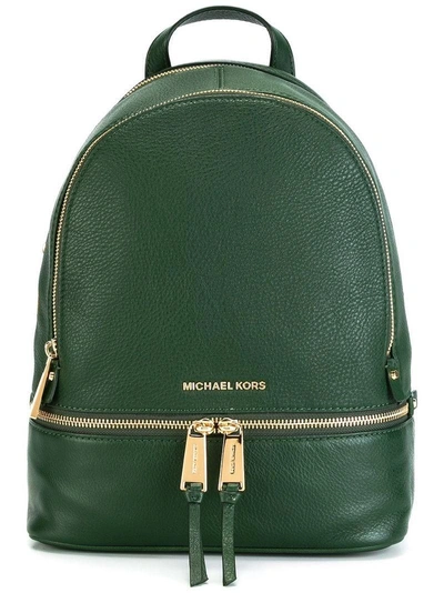 Shop Michael Michael Kors 'rhea' Backpack - Green