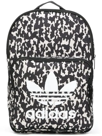 Shop Adidas Originals Adidas Printed Logo Backpack - Black