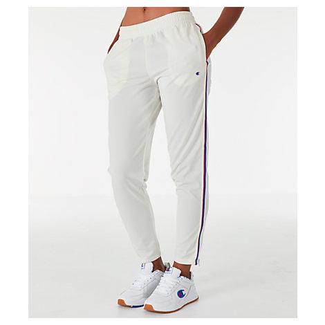 white champion track pants