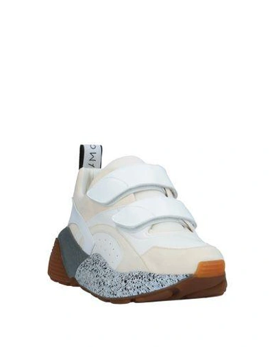 Shop Stella Mccartney Sneakers In Ivory