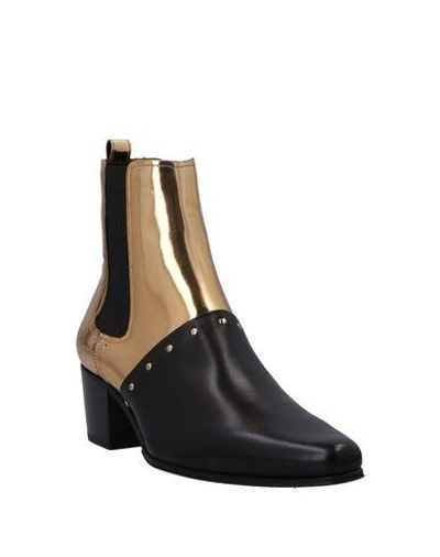 Shop Balmain Ankle Boot In Black