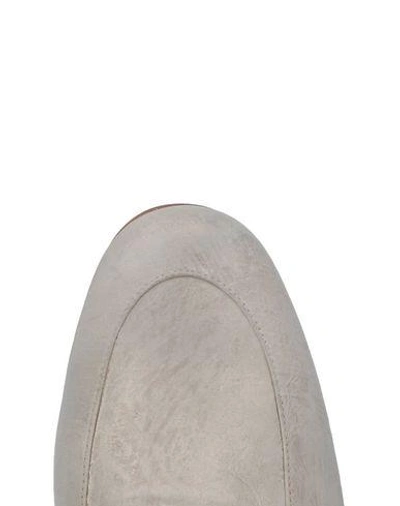 Shop Dieppa Restrepo Loafers In Light Grey