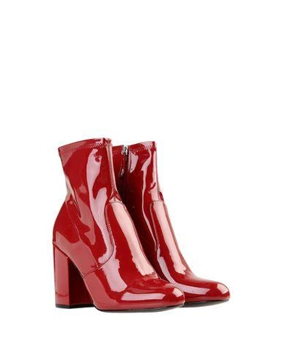 Shop Steve Madden Ankle Boot In Red