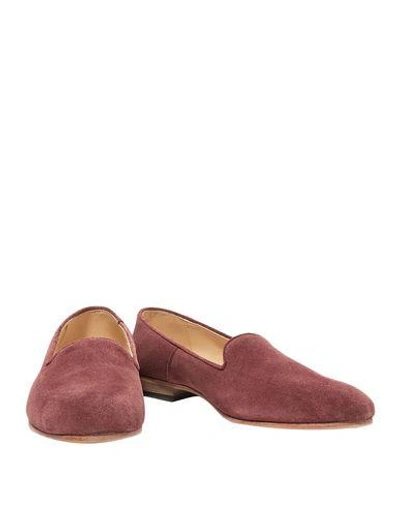 Shop Dieppa Restrepo Loafers In Brick Red