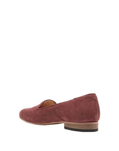 Shop Dieppa Restrepo Loafers In Brick Red