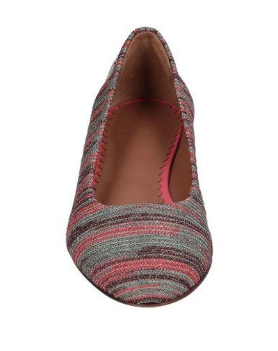 Shop M Missoni Ballet Flats In Red