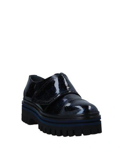 Shop Alberto Guardiani Loafers In Blue